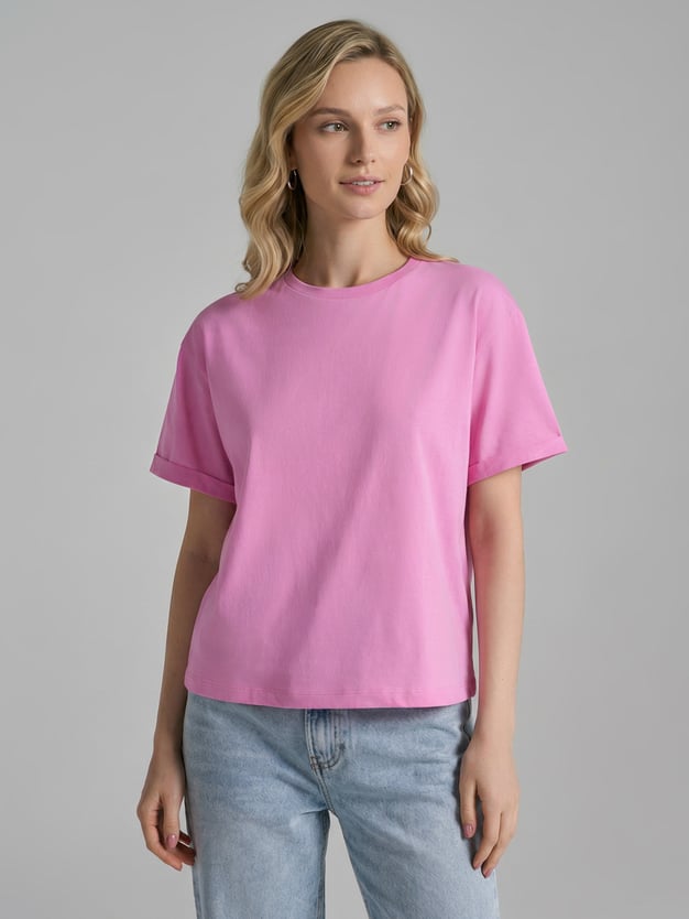 Футболка оверсайз с коротким рукавом