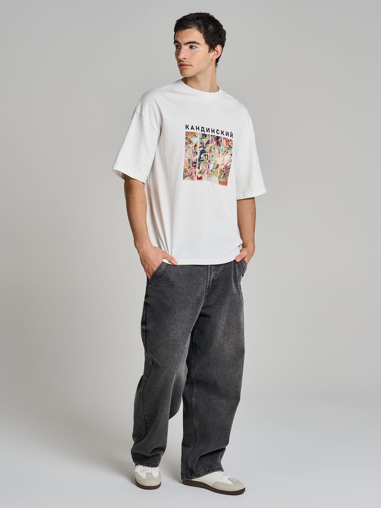 Футболка с принтом картин Третьяковской галереи