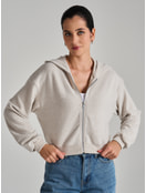 Толстовка с капюшоном трикотажная