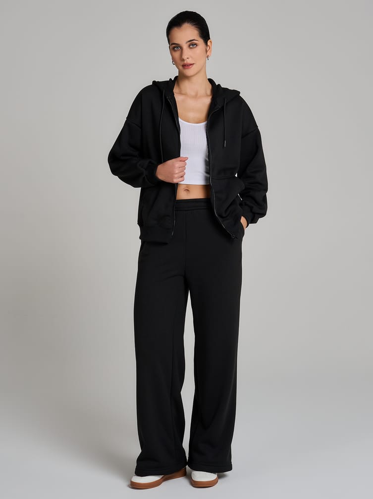 Утепленная толстовка оверсайз с начесом