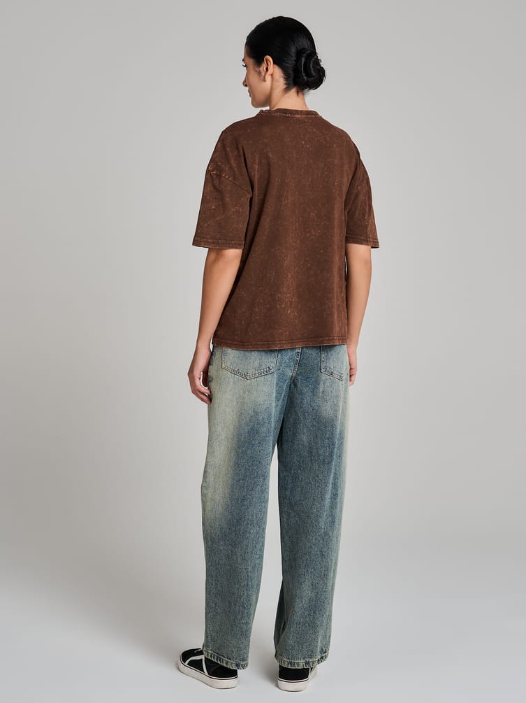 Футболка варенка оверсайз с надписью