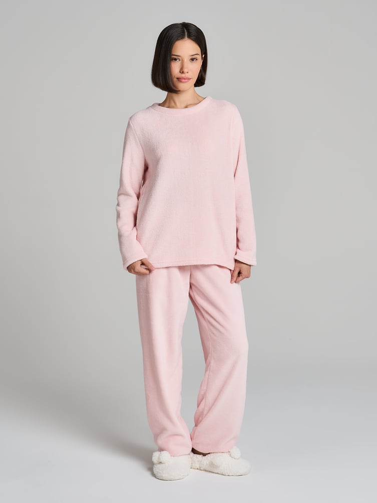 Пижама плюшевая с кофтой и штанами