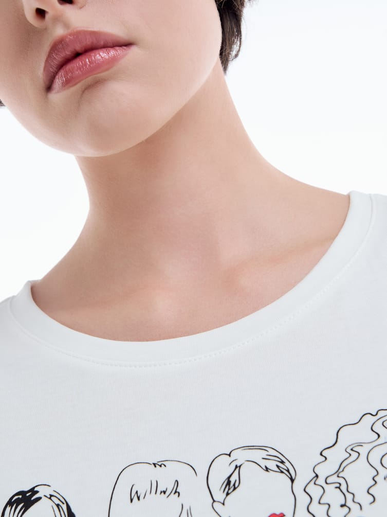 Пижама с принтом и брюками