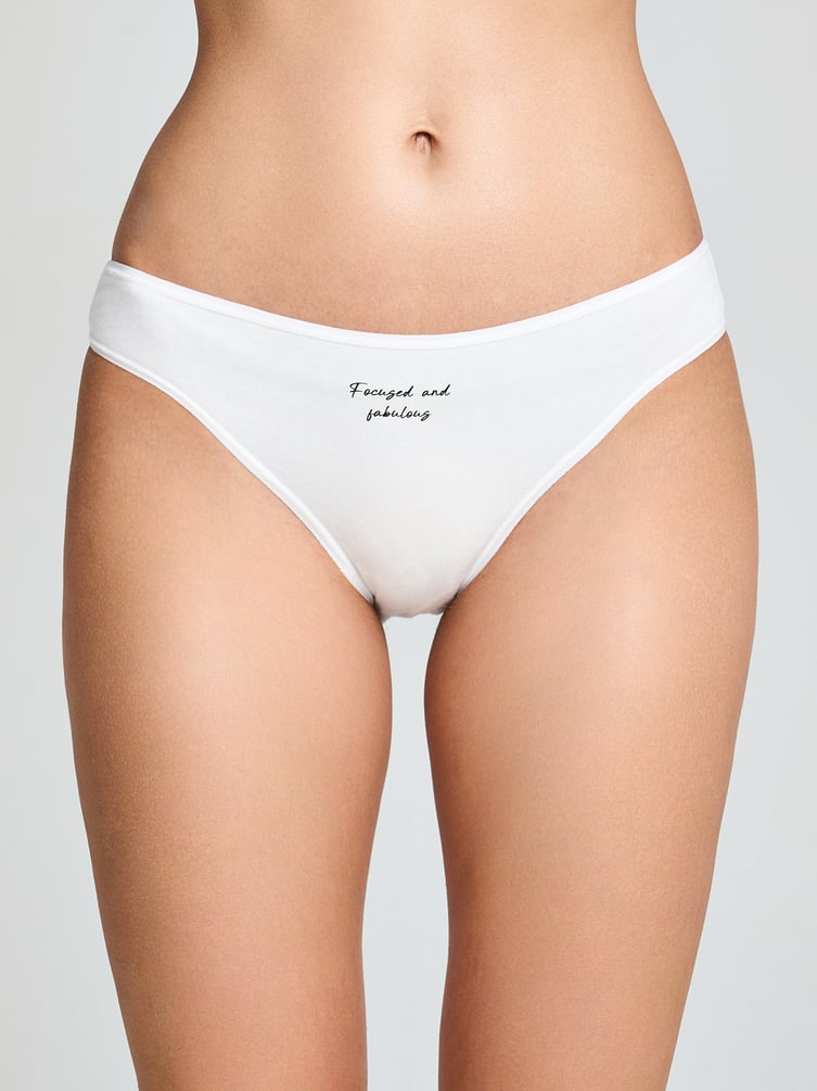 Трусы-слипы - 7 шт. с надписями