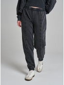 Брюки джоггеры с вареным эффектом