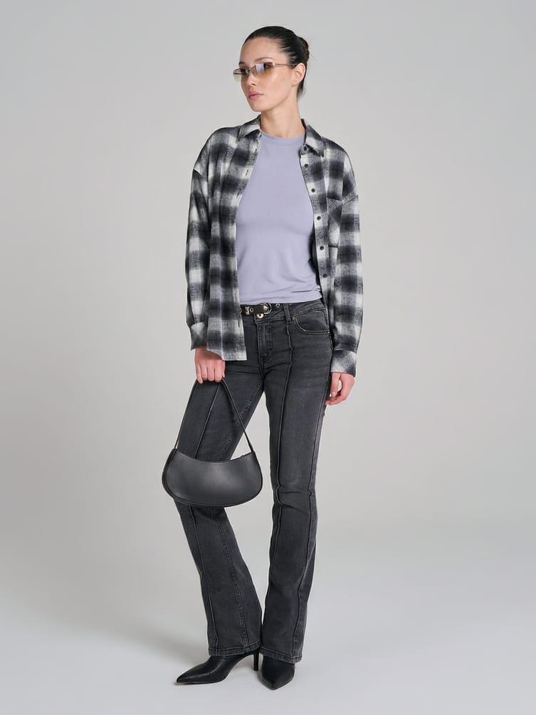 Футболка приталенная из вискозы