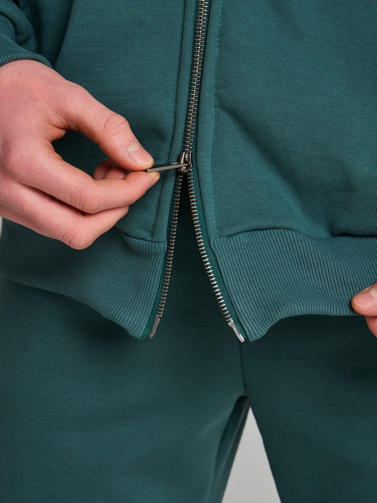 Толстовка зип худи теплая с начёсом