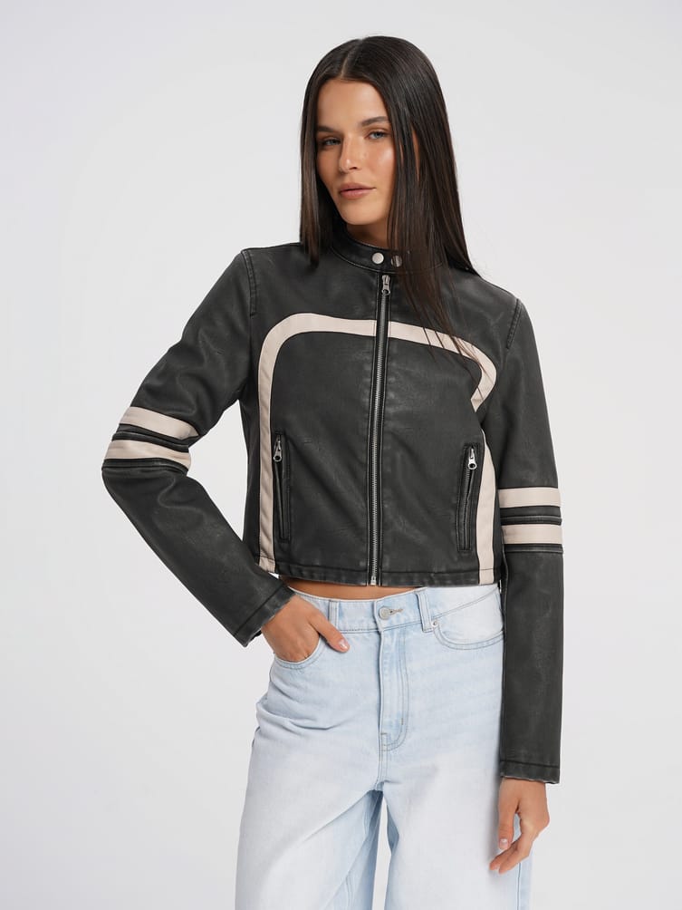 Кожаная куртка косуха