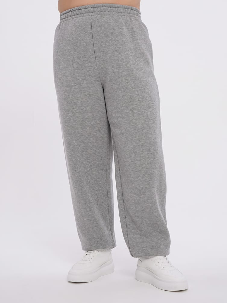 Теплые брюки Plus size