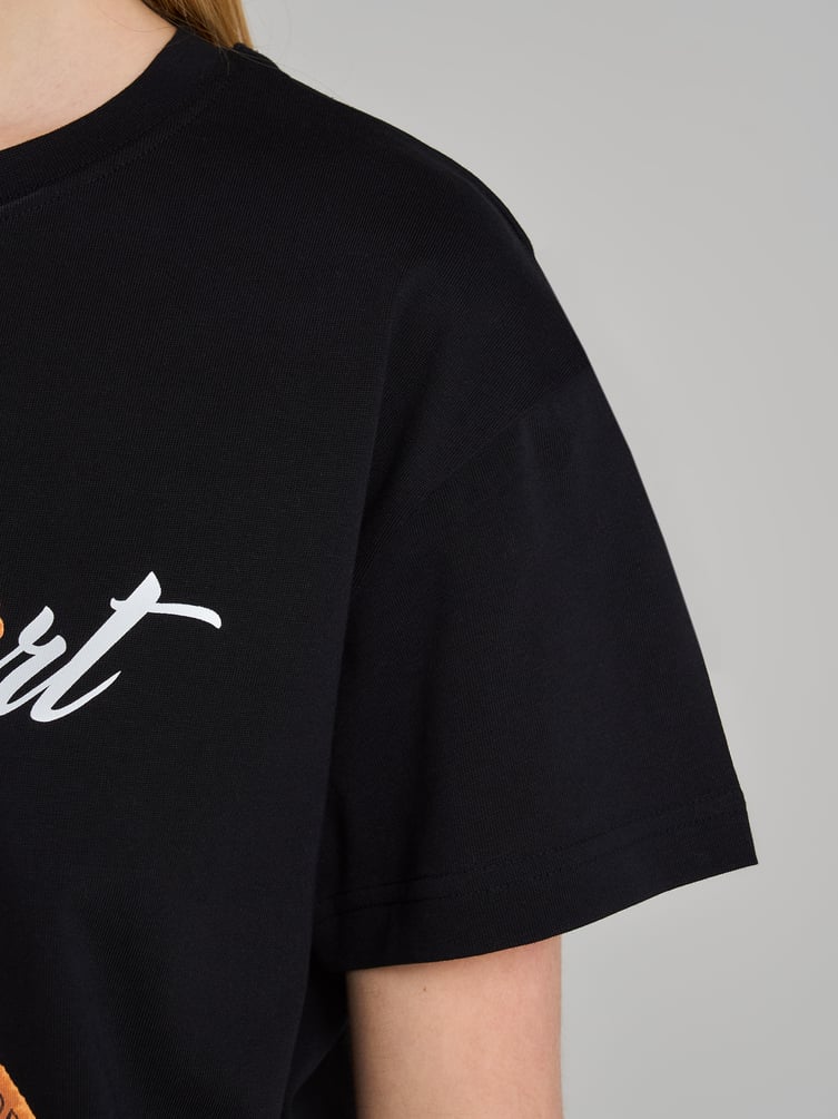 Футболка оверсайз с принтом