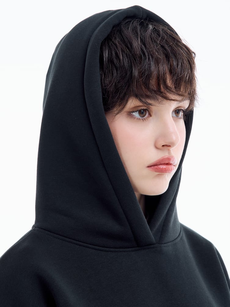 Утепленное худи с начесом
