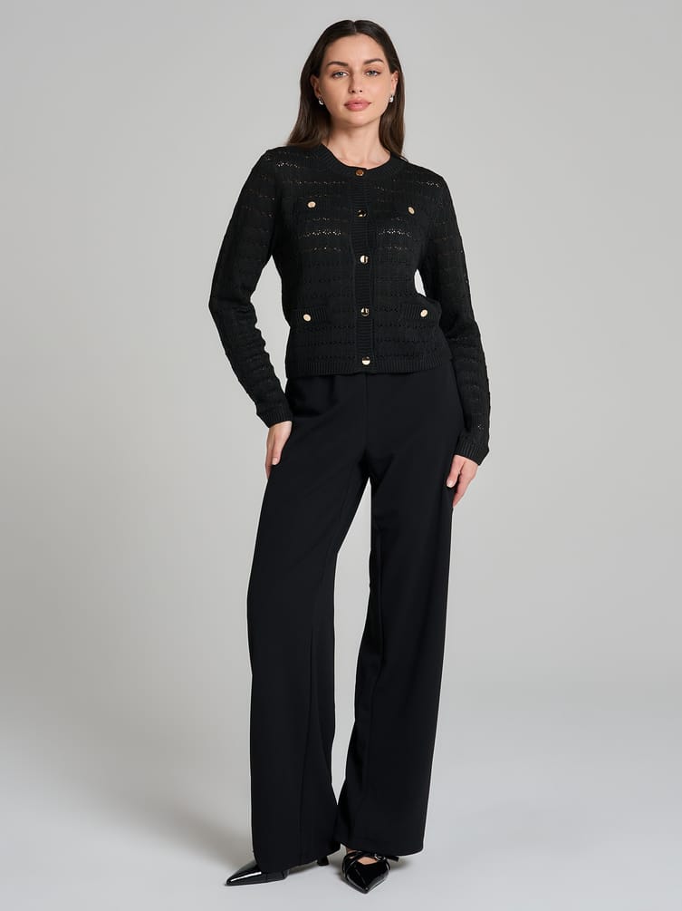 Кардиган вязаный на пуговицах