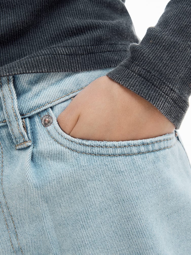 Джинсы Balloon с высокой талией