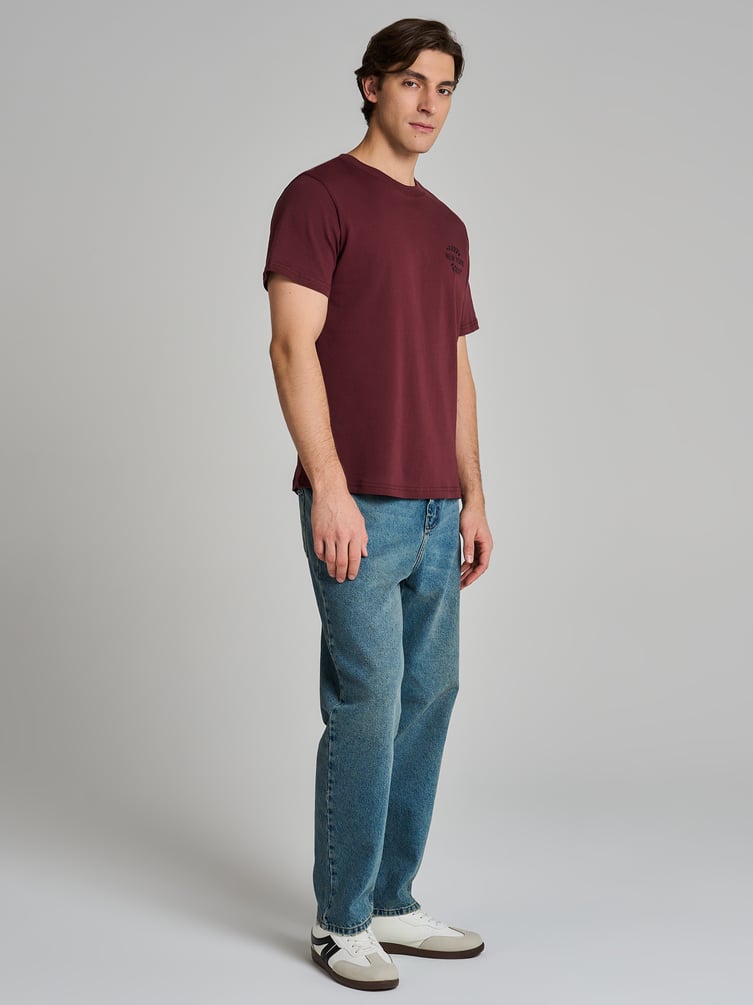 Футболка из хлопка с надписью