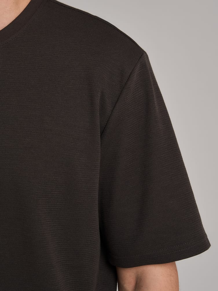 Футболка однотонная с коротким рукавом