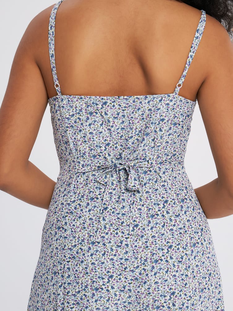 Сарафан миди на бретелях