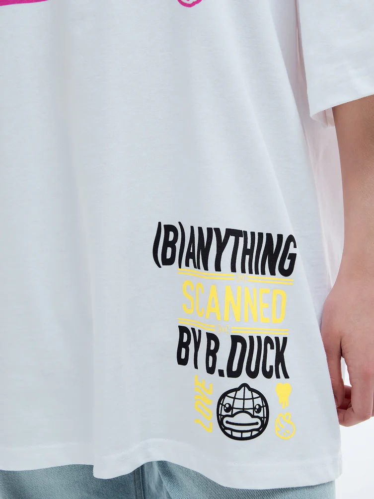 Футболка оверсайз с принтом утки B.Duck