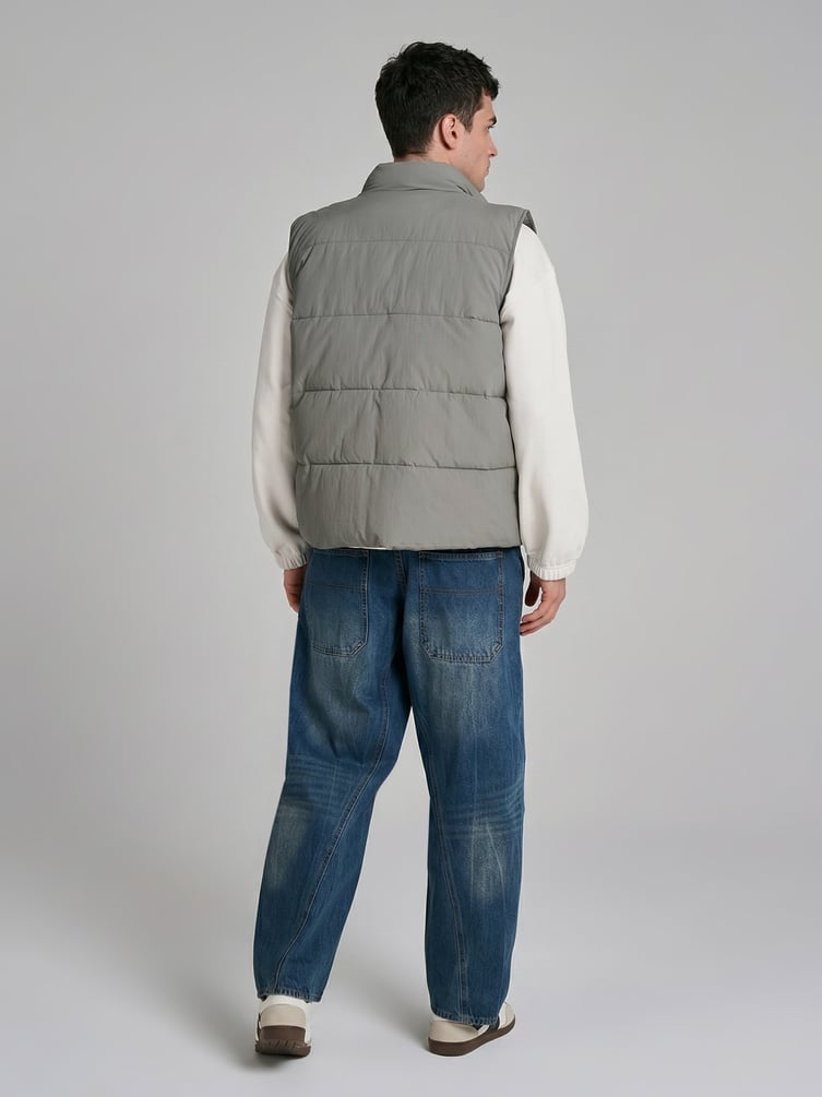 Джинсы Ballon со смещенными боковыми швами