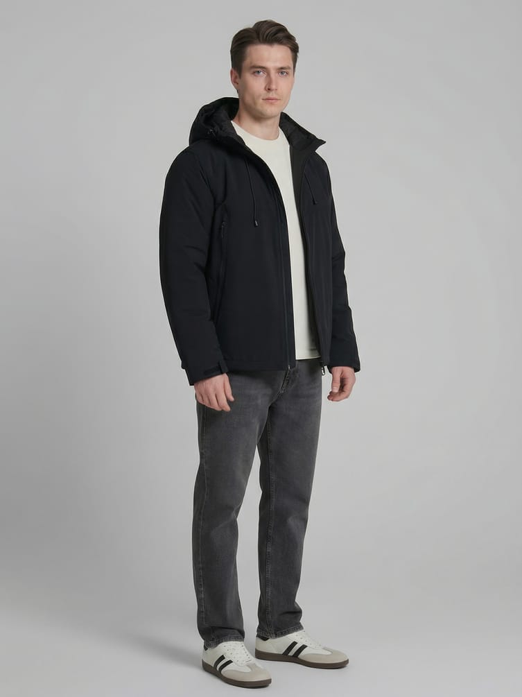 Куртка демисезонная с капюшоном