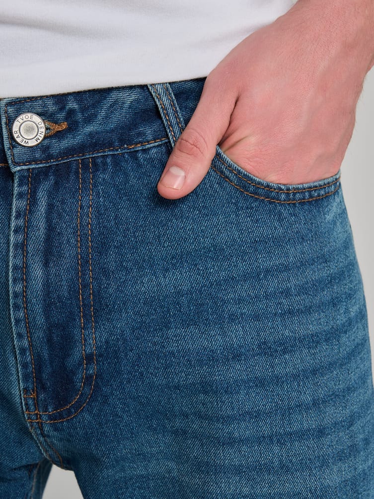 Джинсы прямые классические