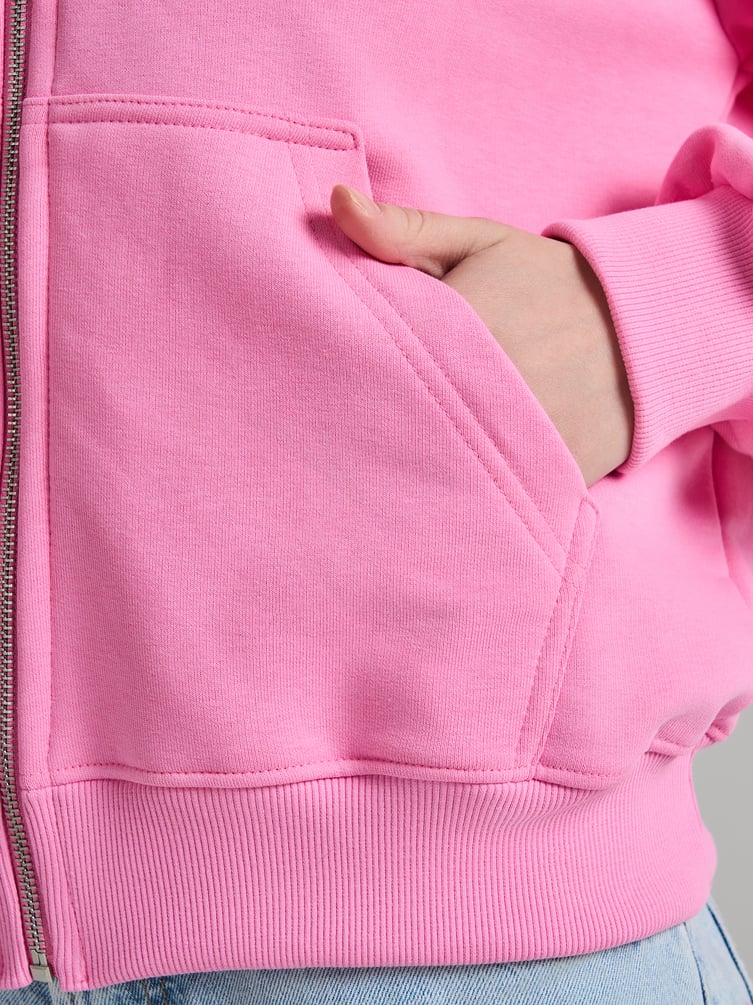 Зип худи  с капюшоном без начесом