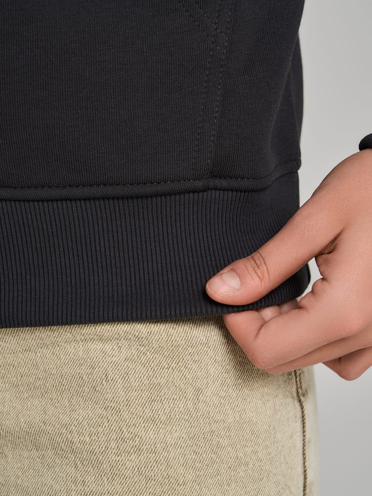 Утепленное зип-худи с опушкой и начесом