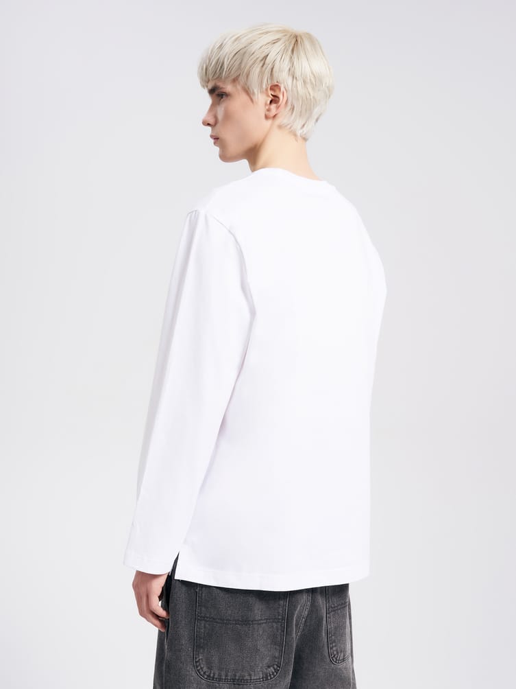 Лонгслив с принтом аниме Атака Титанов