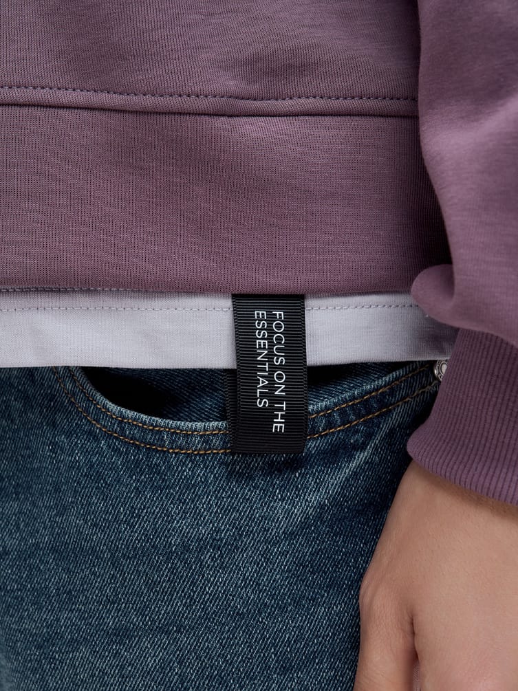 Худи оверсайз с контрастным капюшоном