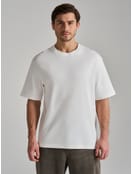 Футболка из хлопка свободного кроя