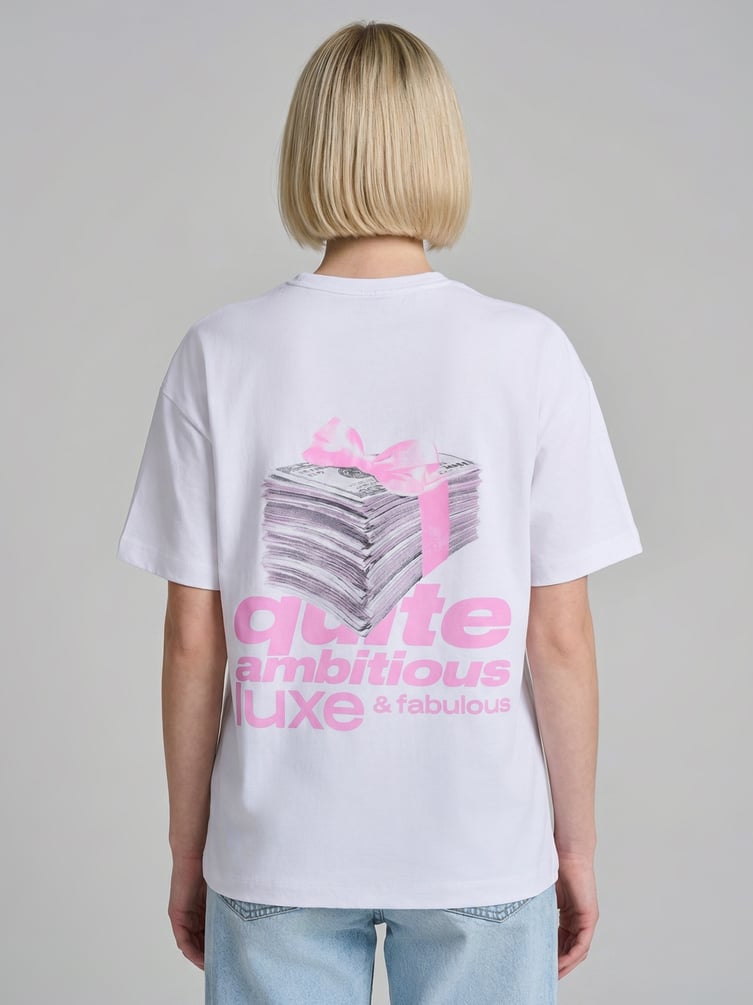 Футболка из хлопка с принтом