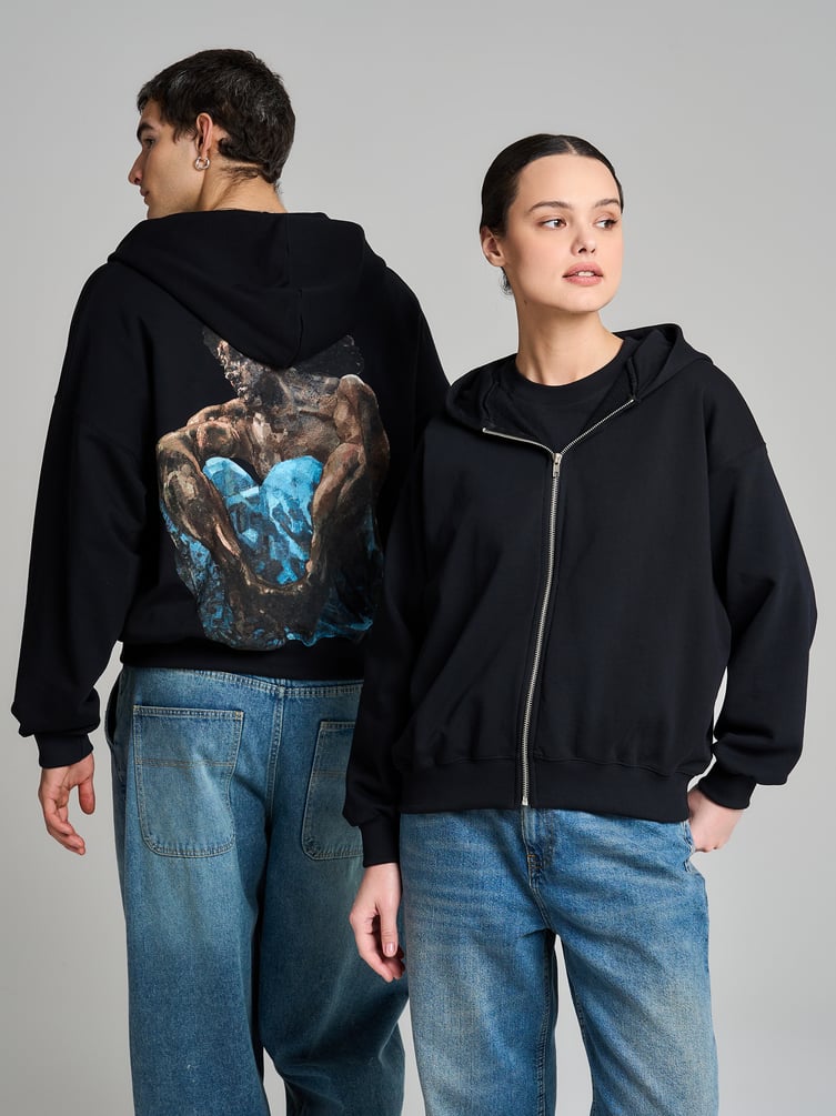 Толстовка с принтом картин Третьяковской галереи