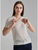 Джемпер трикотажный с коротким рукавом