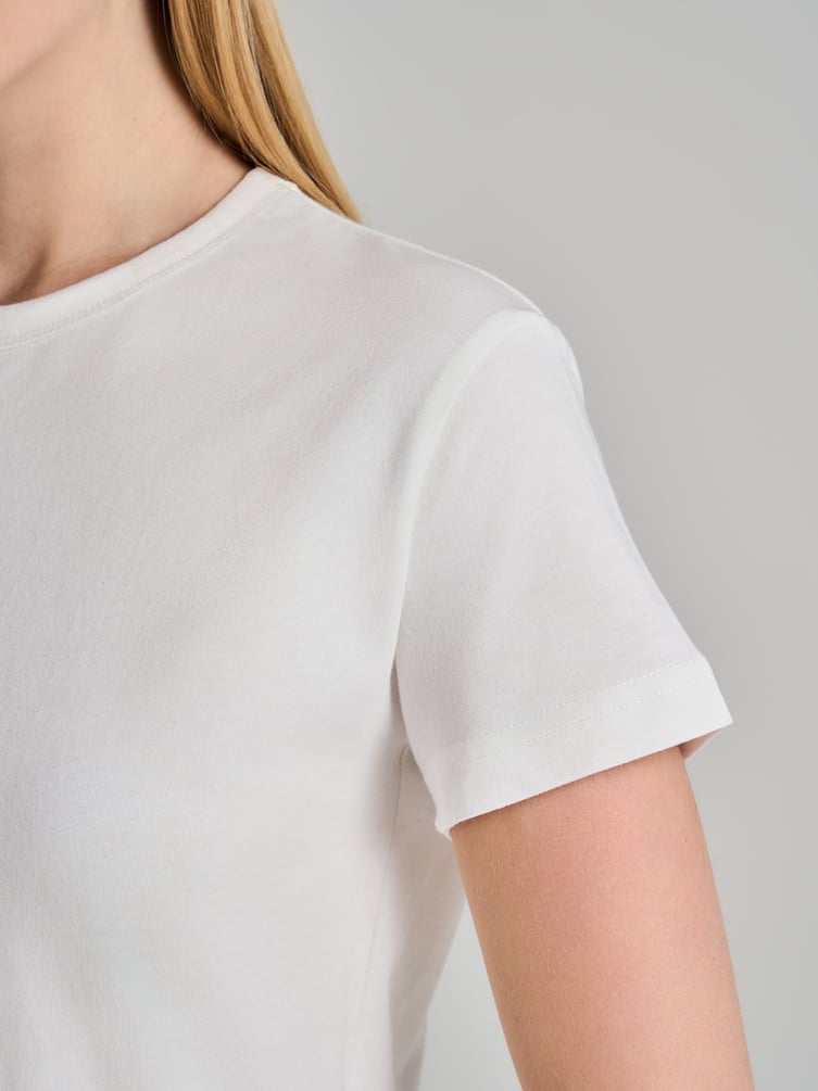 Хлопковая футболка с принтом