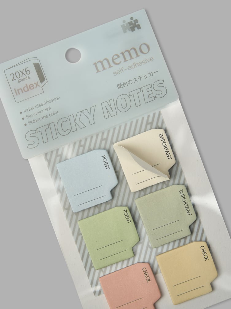 Стикеры для заметок 120 шт.
