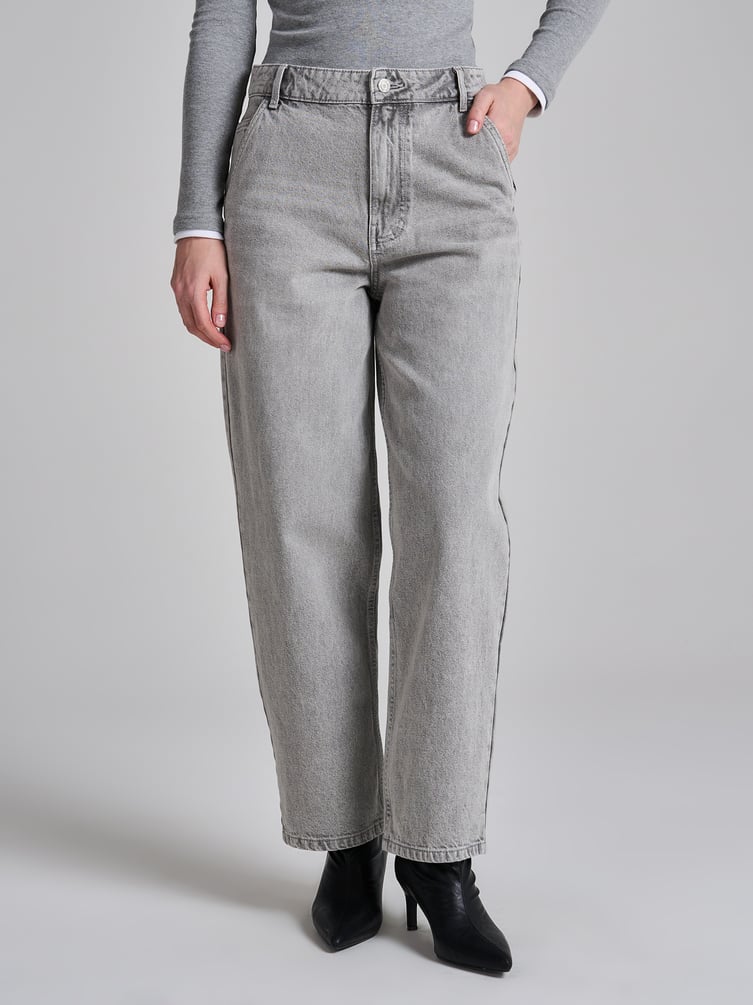 Джины багги с вареным эффектом