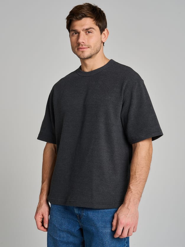 Футболка трикотажная в рубчик