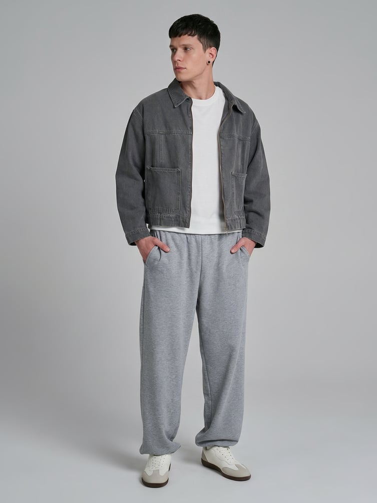 Спортивные брюки джоггеры оверсайз