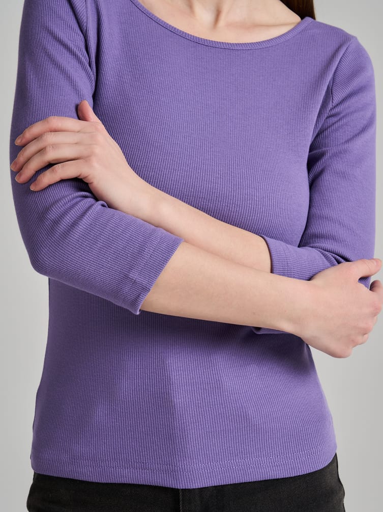 Лонгслив приталенный