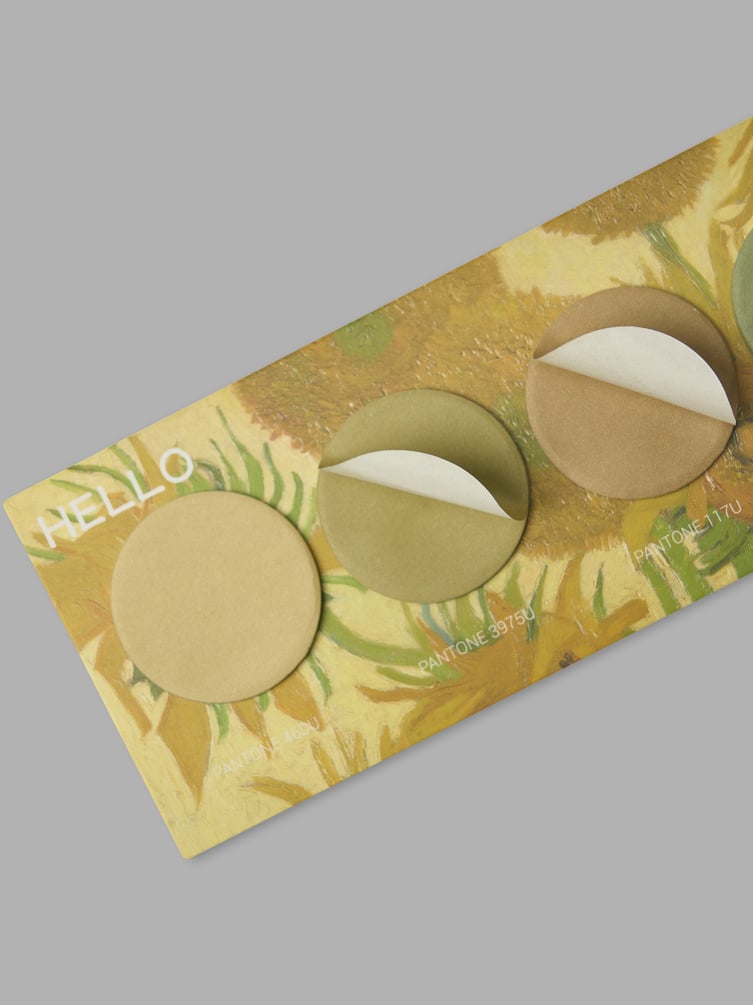 Стикеры в стиле Ван Гог - 5 шт.