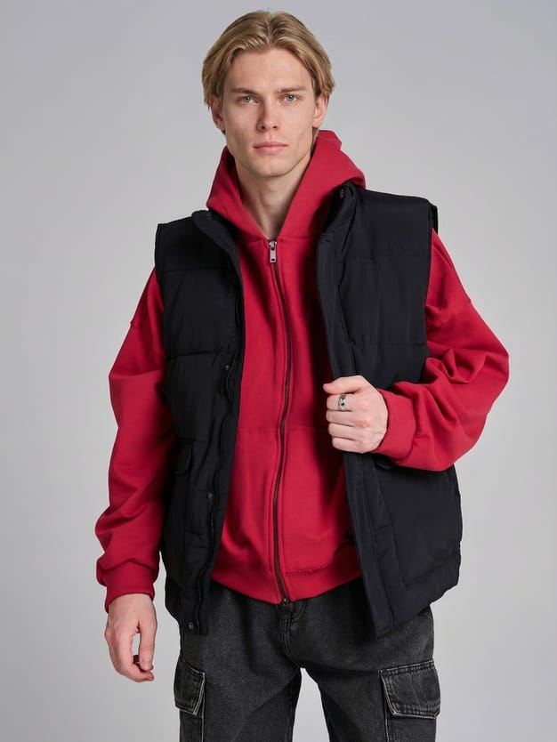 Жилетка стеганая на синтепоне