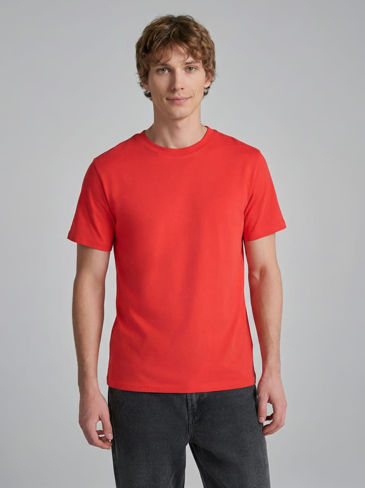 Футболка классическая из хлопка