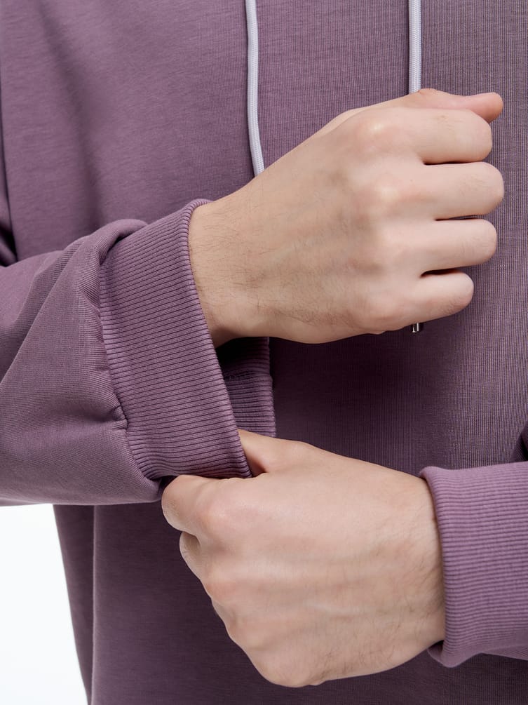 Худи оверсайз с контрастным капюшоном