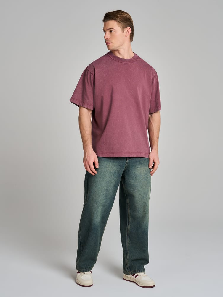 Футболка с вареным эффектом