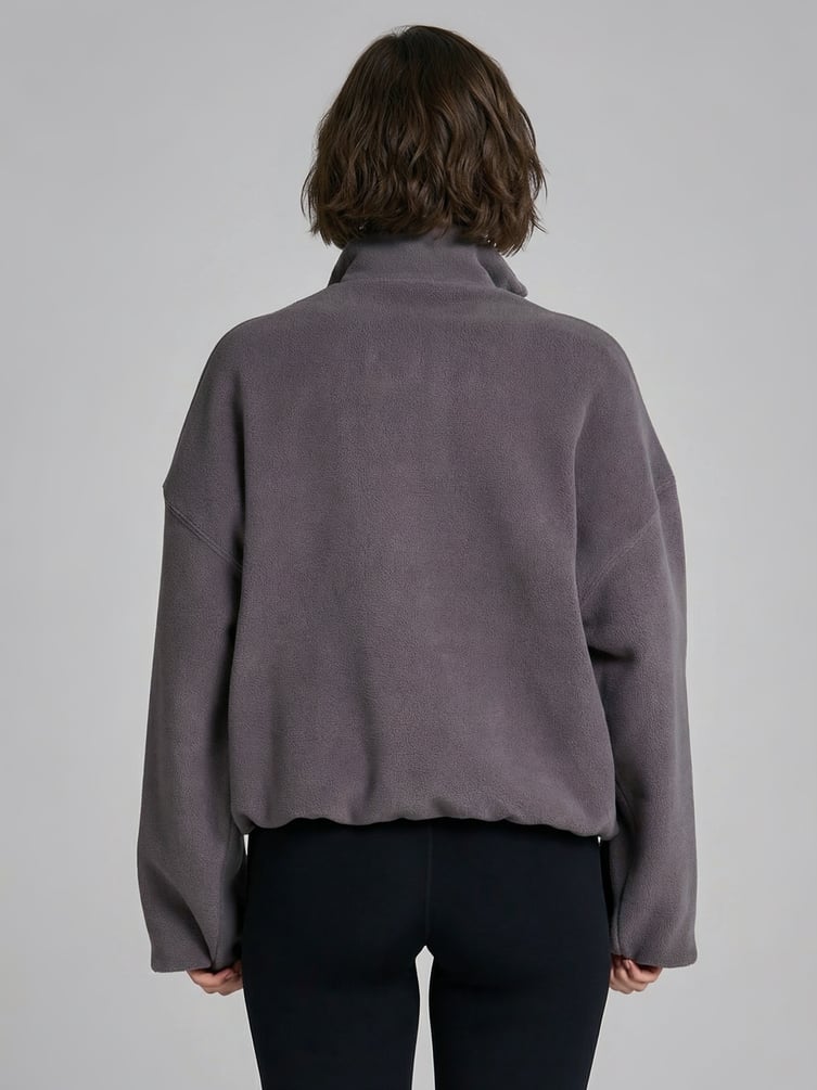 Свитшот флисовый с высоким горлом