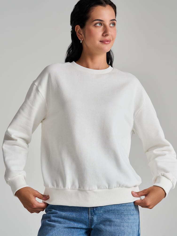 Утепленный свитшот с начесом