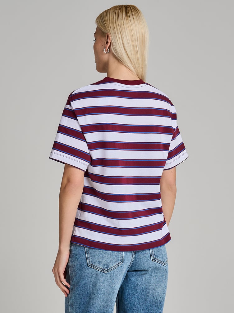 Полосатая футболка из хлопка