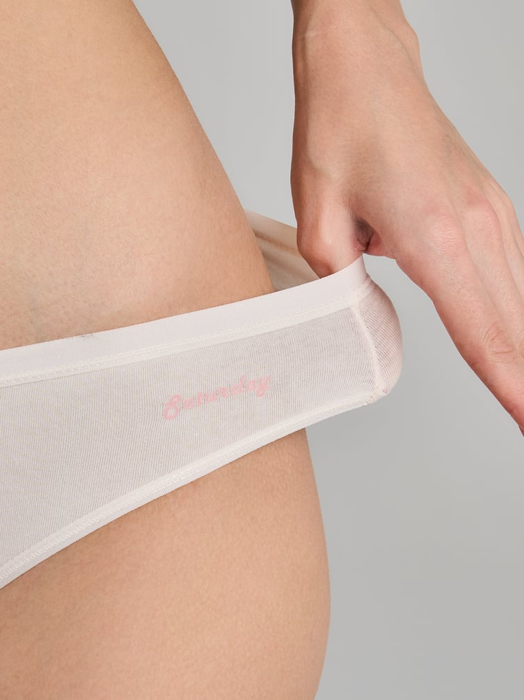 Трусы-слипы из хлопка - 7 шт. неделька