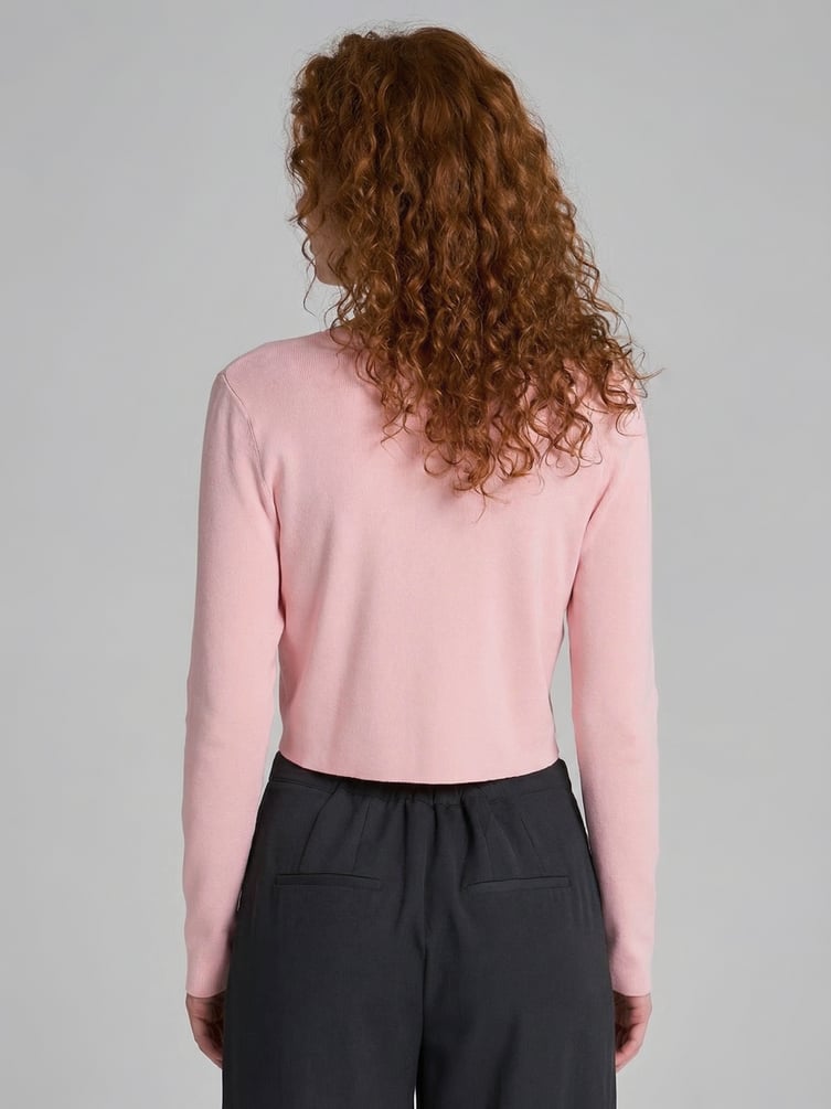 Кардиган укороченный на пуговицах