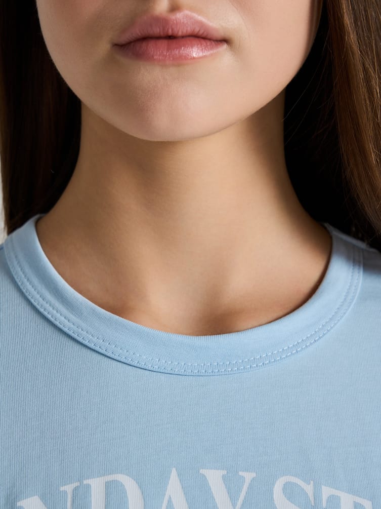 Футболка оверсайз с принтом