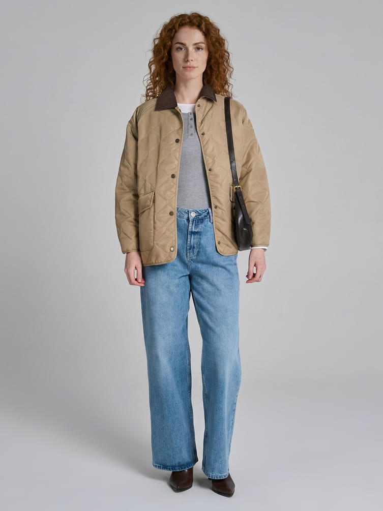 Джинсы Baggy с винтажной стиркой